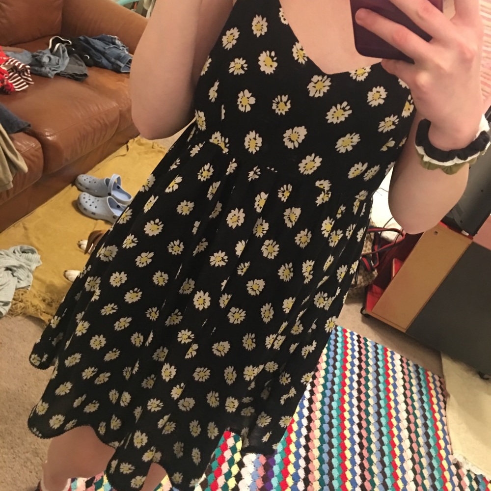 Sunflower skater girl dress🌻🌞